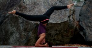 headstand can help boost your energy
